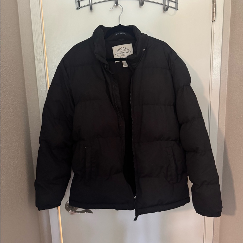 St. John’s Bay Black Puffer Jacket